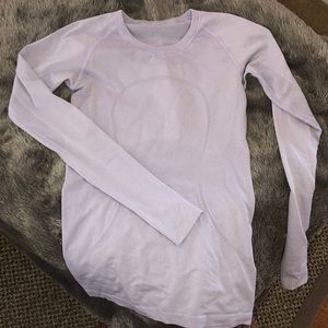 Lulu lemon long sleeve purple top